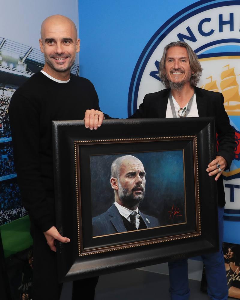 Pep Guardiola & Fabián Pérez